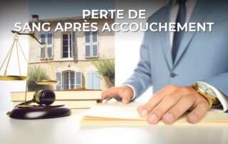 Perte de sang après accouchement