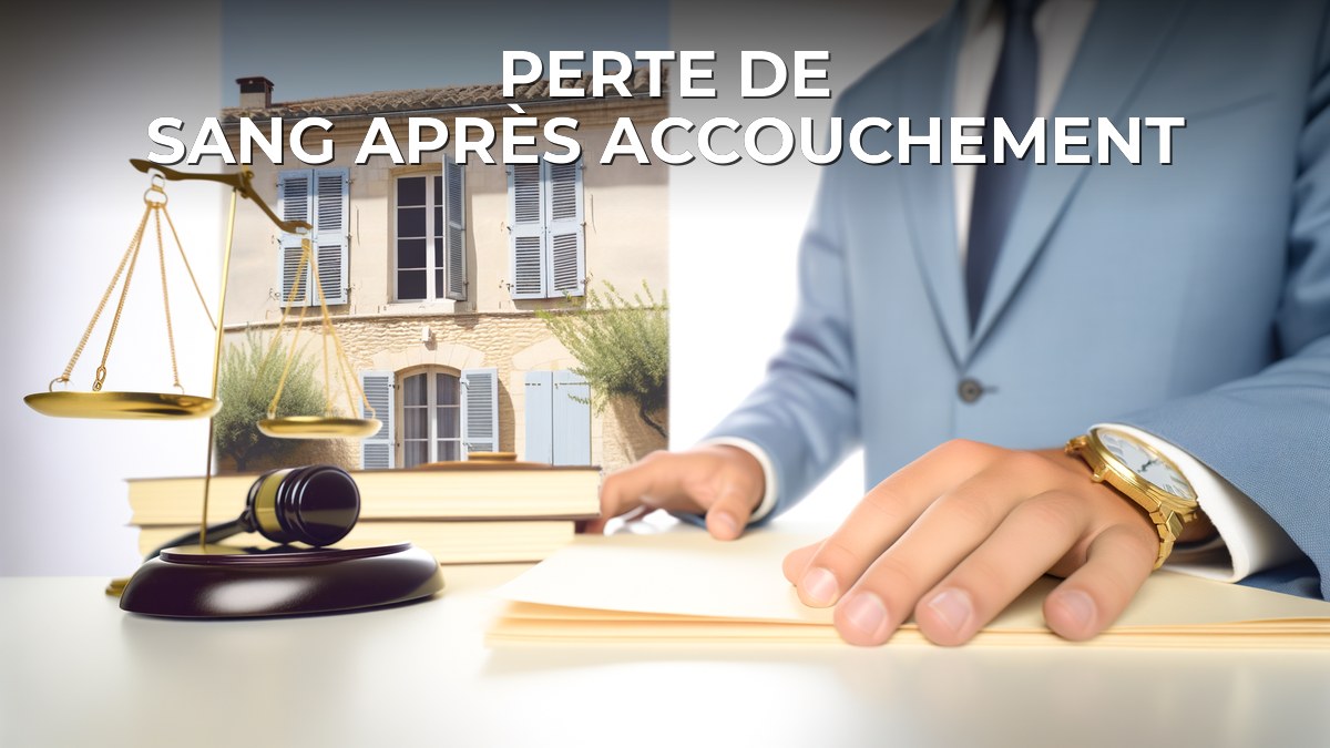 Perte de sang après accouchement