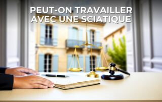 Peut-on travailler avec une sciatique