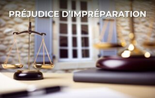 Préjudice d’impréparation
