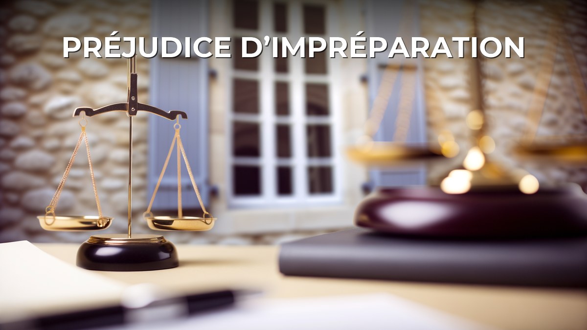 Préjudice d’impréparation