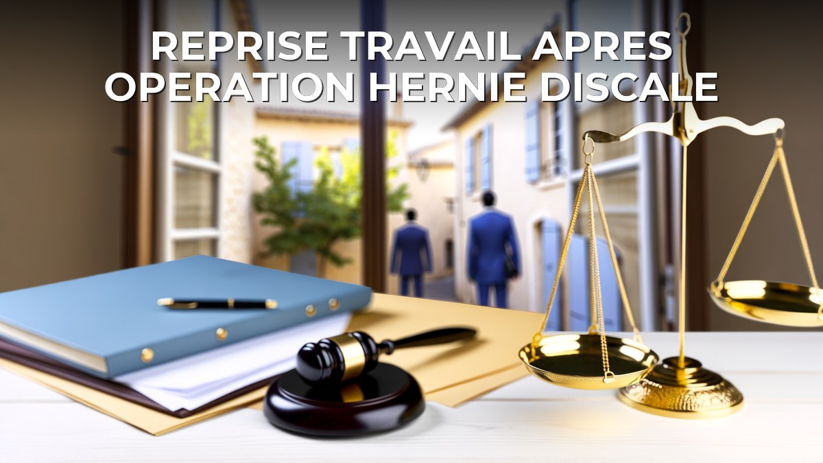 Reprise travail apres operation hernie discale