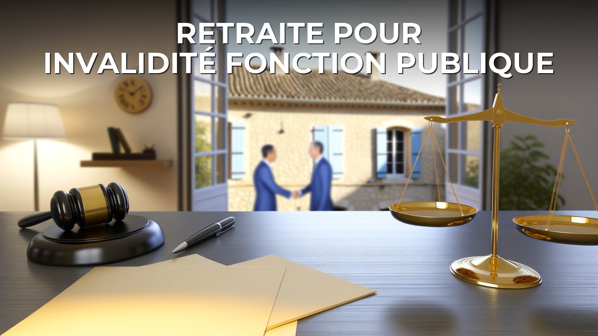 Retraite pour invalidité fonction publique