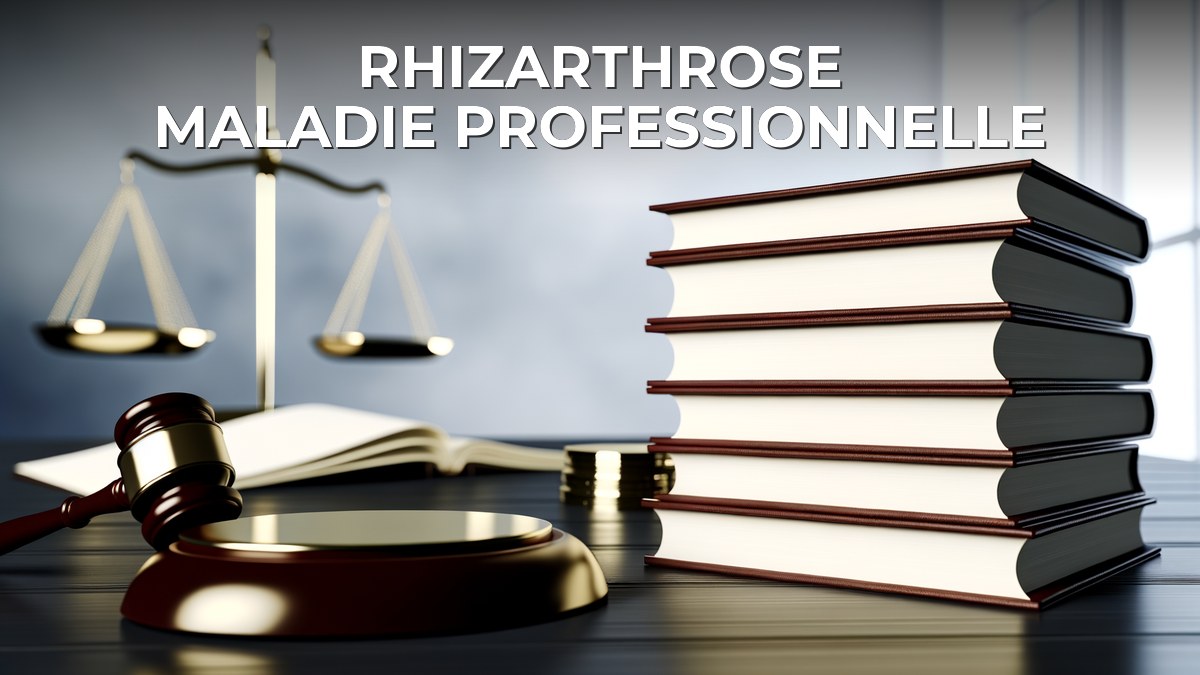 Rhizarthrose maladie professionnelle