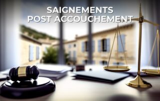 Saignements post accouchement