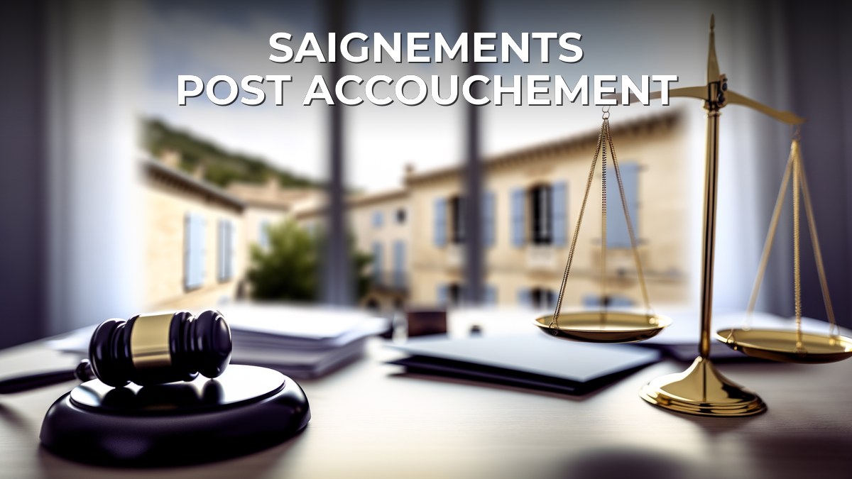 Saignements post accouchement