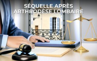 Séquelle après arthrodèse lombaire