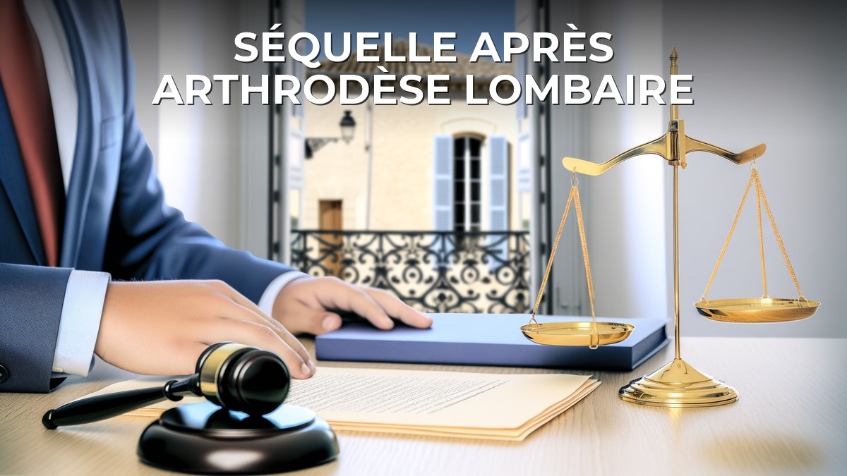 Séquelle après arthrodèse lombaire