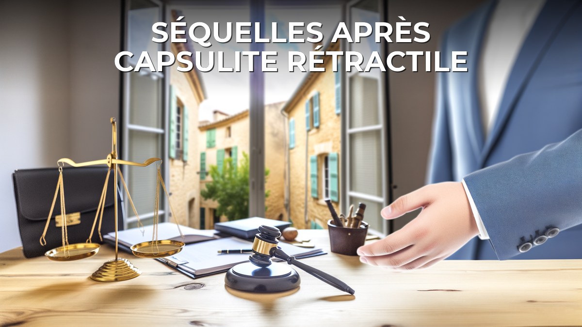 Séquelles après capsulite rétractile