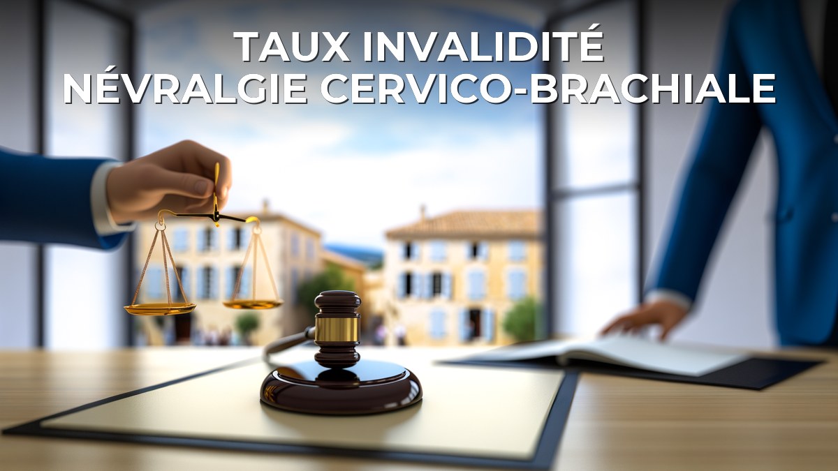 Taux invalidité névralgie cervico-brachiale