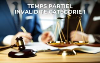 Temps partiel invalidité catégorie 1