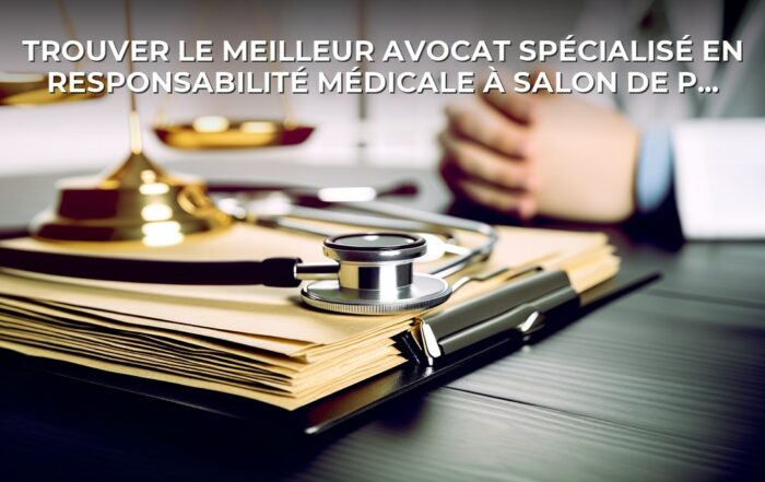 Trouver le meilleur avocat spécialisé en responsabilité médicale à Salon de Provence