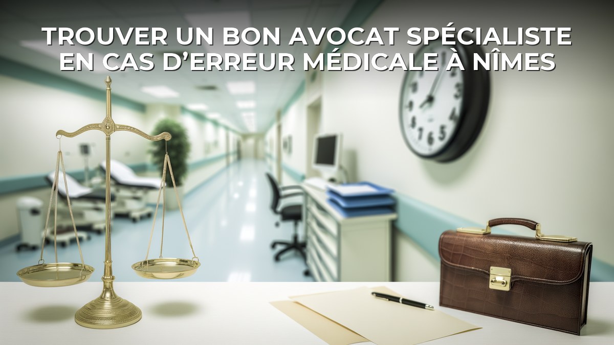 Trouver un bon avocat spécialiste en cas d’erreur médicale à Nîmes