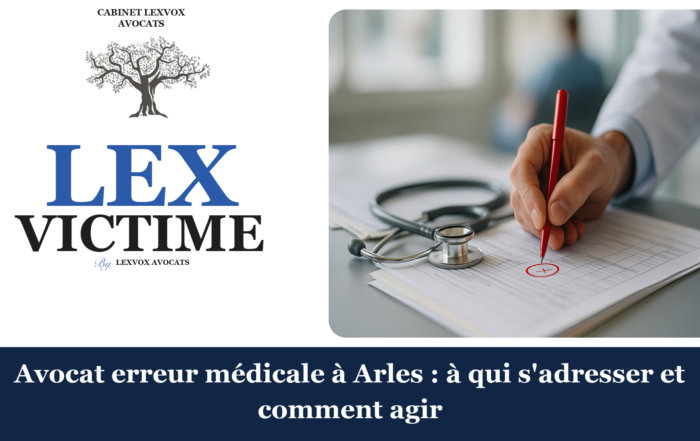 Avocat erreur médicale à Arles : à qui s'adresser et comment agir