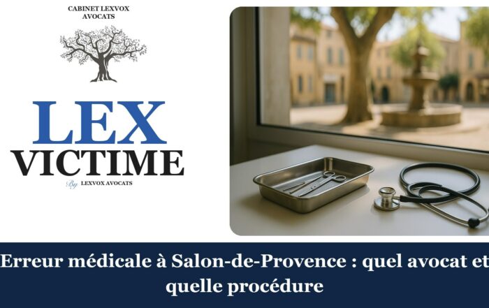 Avocat erreur médicale — avocat erreur medicale salon de provence (LEXVOX)
