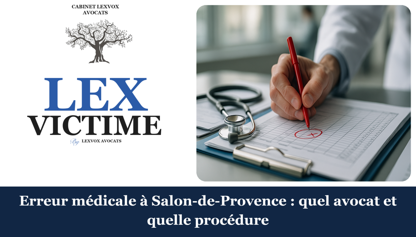 Erreur médicale à Salon-de-Provence : quel avocat et quelle procédure