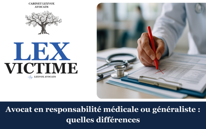 Avocat en responsabilité médicale ou généraliste : quelles différences