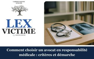 Avocat erreur médicale — choisir avocat responsabilite medicale (LEXVOX)