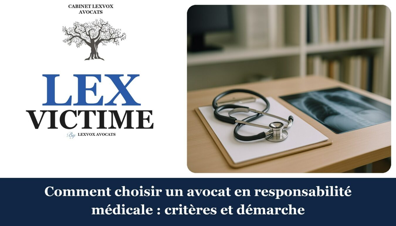 Avocat erreur médicale — choisir avocat responsabilite medicale (LEXVOX)