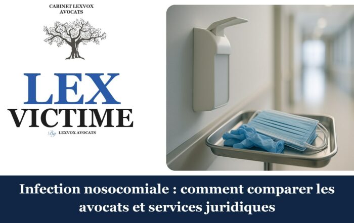 Avocat erreur médicale — comparer avocats infection nosocomiale (LEXVOX)