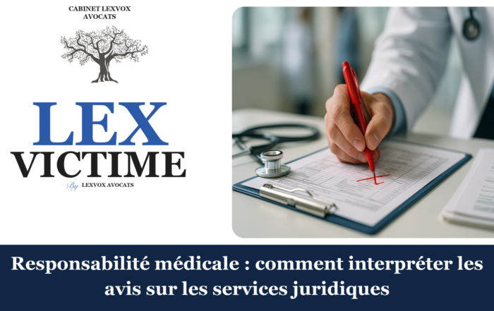 Responsabilité médicale : comment interpréter les avis sur les services juridiques