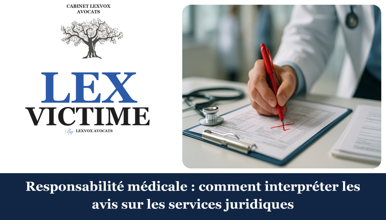 Responsabilité médicale : comment interpréter les avis sur les services juridiques