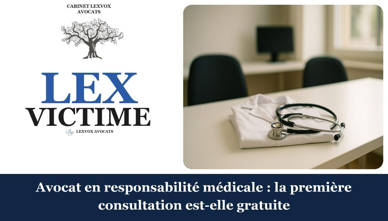 Avocat erreur médicale — consultation gratuite avocat responsabilite medicale (LEXVOX)