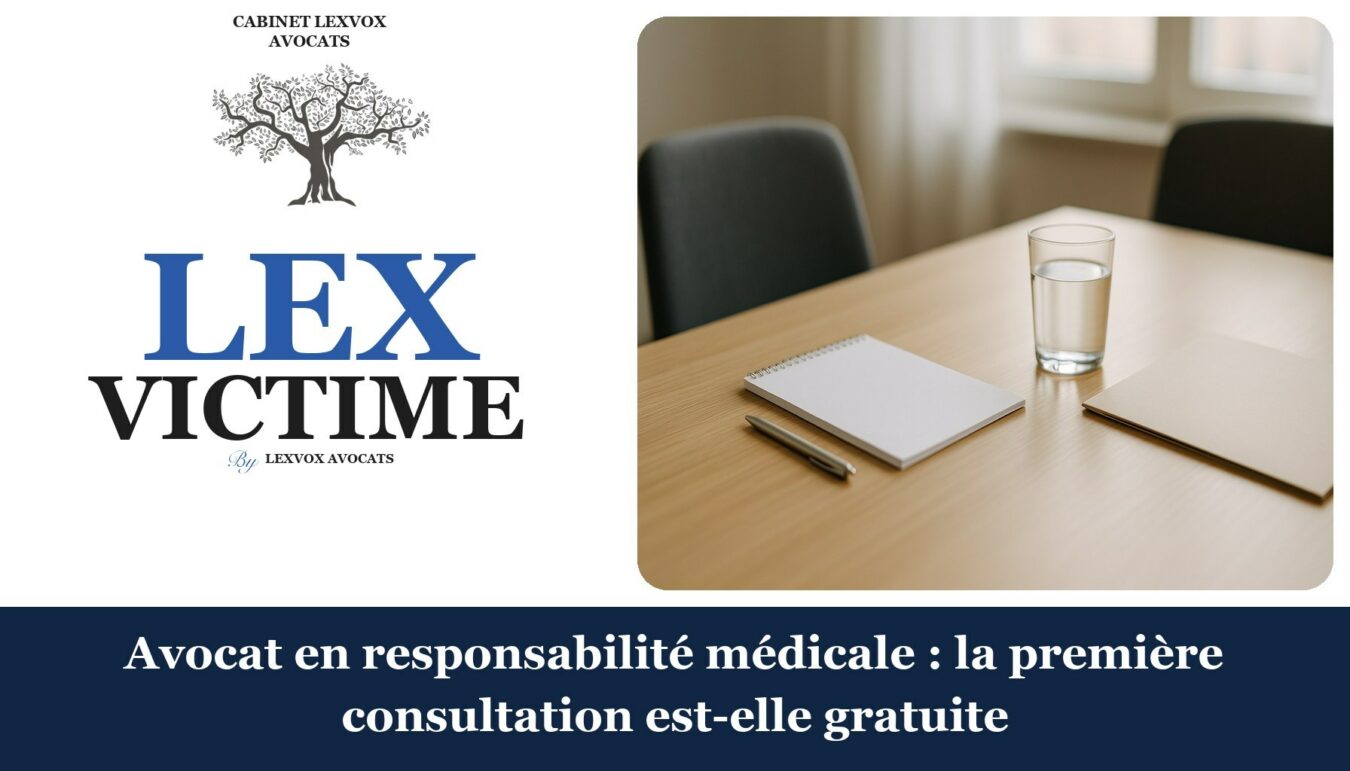 Avocat erreur médicale — consultation gratuite avocat responsabilite medicale (LEXVOX)