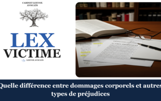 Quelle différence entre dommages corporels et autres types de préjudices