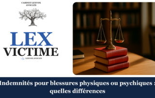 Indemnités pour blessures physiques ou psychiques : quelles différences