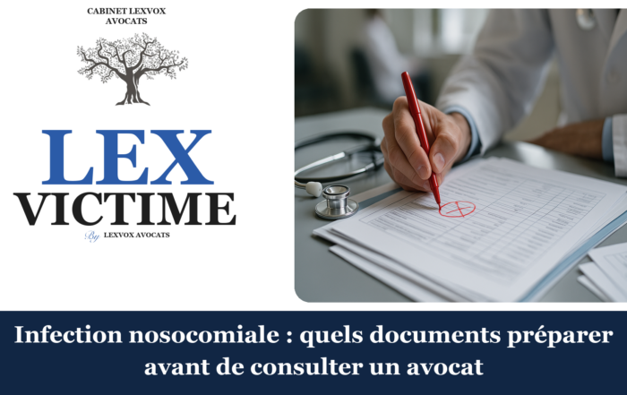 Infection nosocomiale : quels documents préparer avant de consulter un avocat