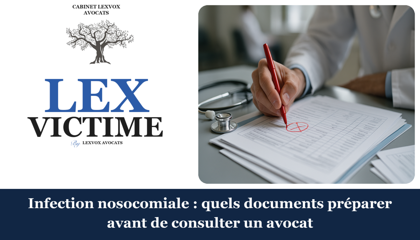 Infection nosocomiale : quels documents préparer avant de consulter un avocat