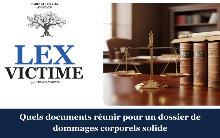 Quels documents réunir pour un dossier de dommages corporels solide
