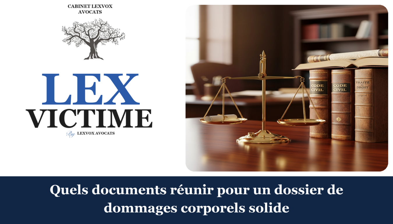 Quels documents réunir pour un dossier de dommages corporels solide