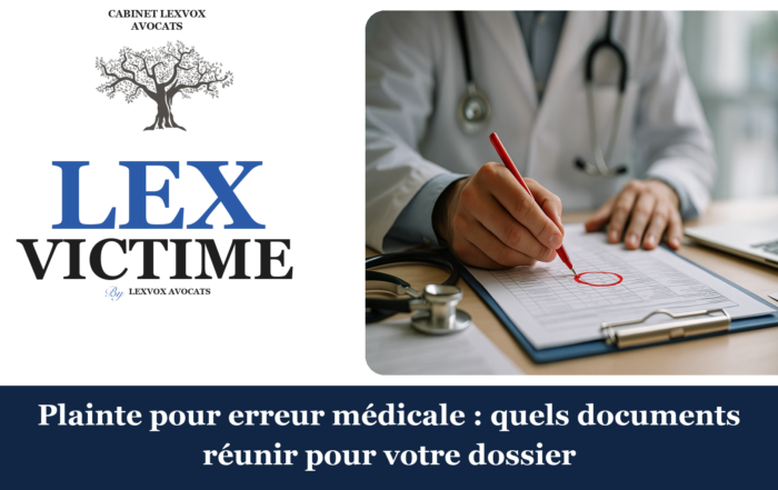 Plainte pour erreur médicale : quels documents réunir pour votre dossier