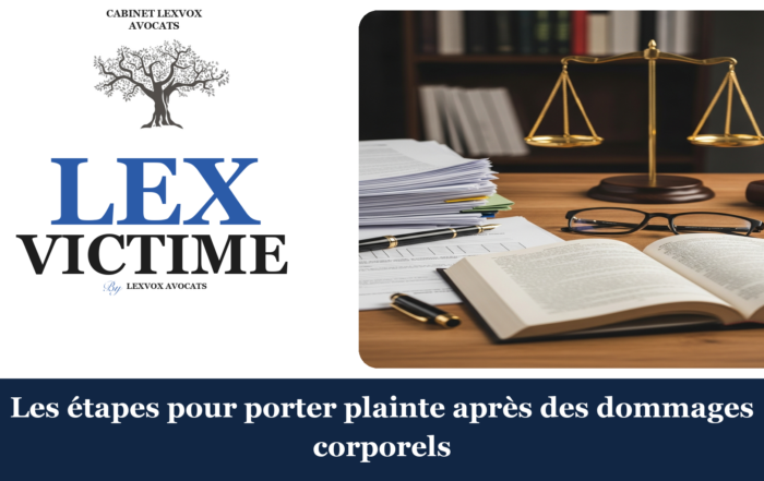 Les étapes pour porter plainte après des dommages corporels