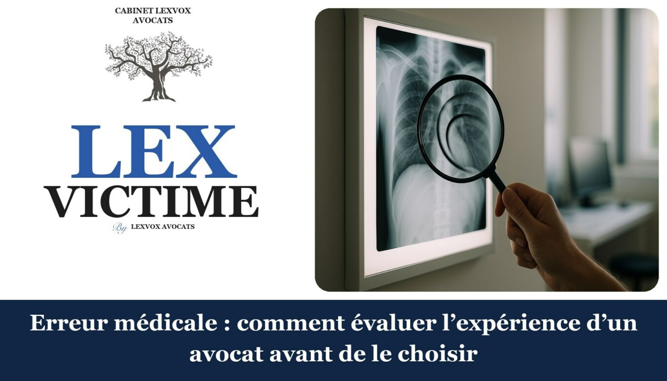 Avocat erreur médicale — evaluer experience avocat erreur medicale (LEXVOX)