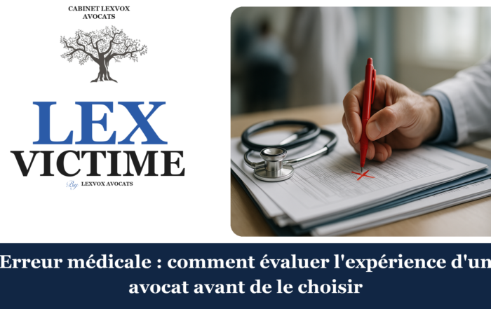 Erreur médicale : comment évaluer l'expérience d'un avocat avant de le choisir