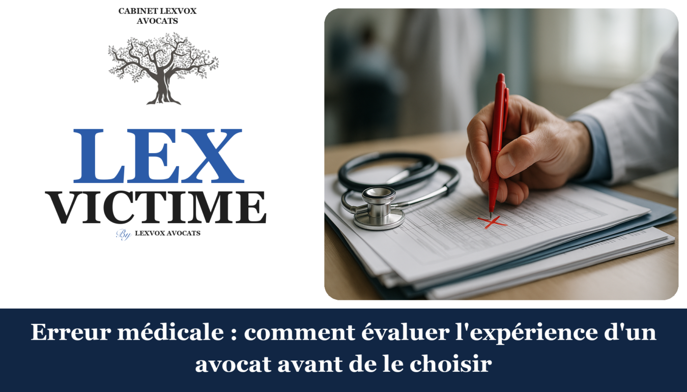 Erreur médicale : comment évaluer l'expérience d'un avocat avant de le choisir