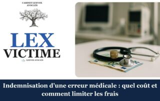 Avocat erreur médicale — indemnisation erreur medicale cout recours (LEXVOX)