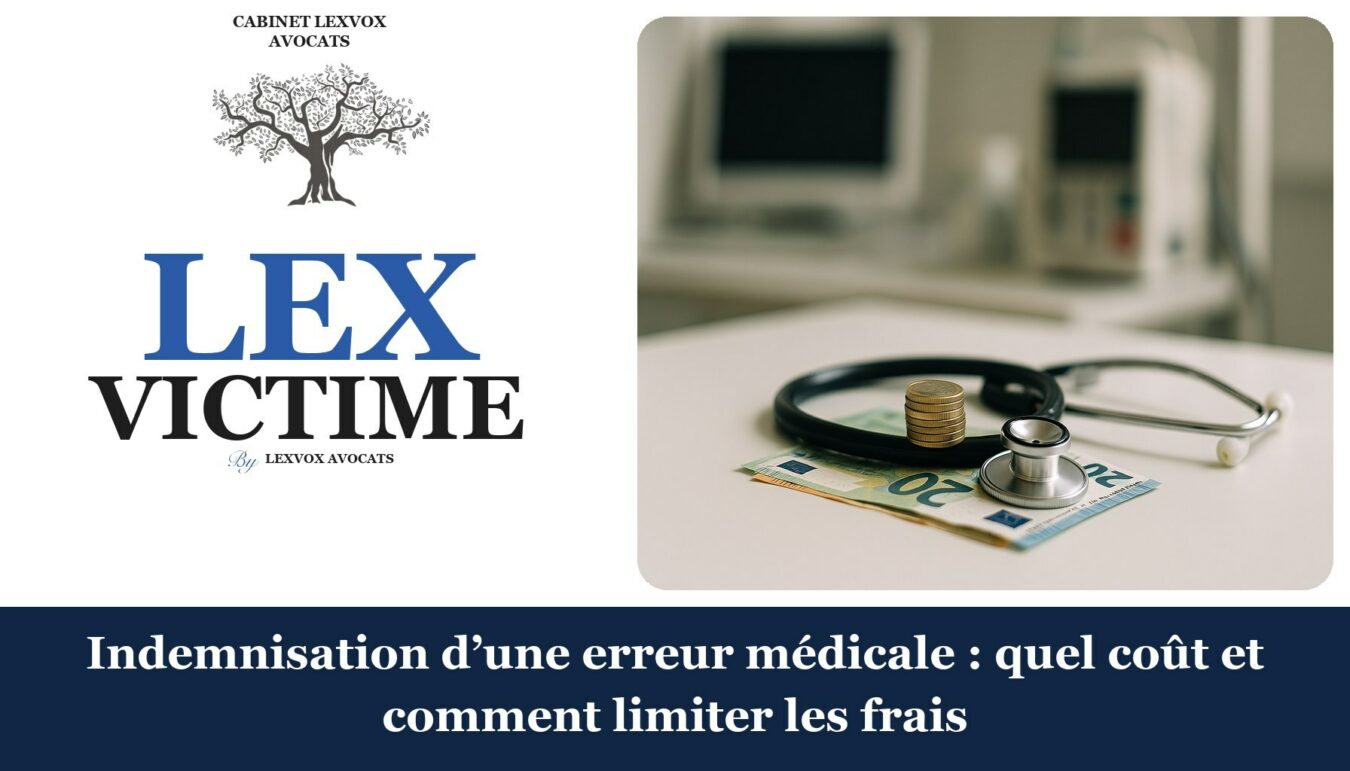 Avocat erreur médicale — indemnisation erreur medicale cout recours (LEXVOX)