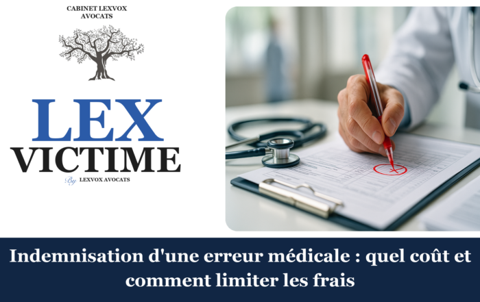 Indemnisation d'une erreur médicale : quel coût et comment limiter les frais