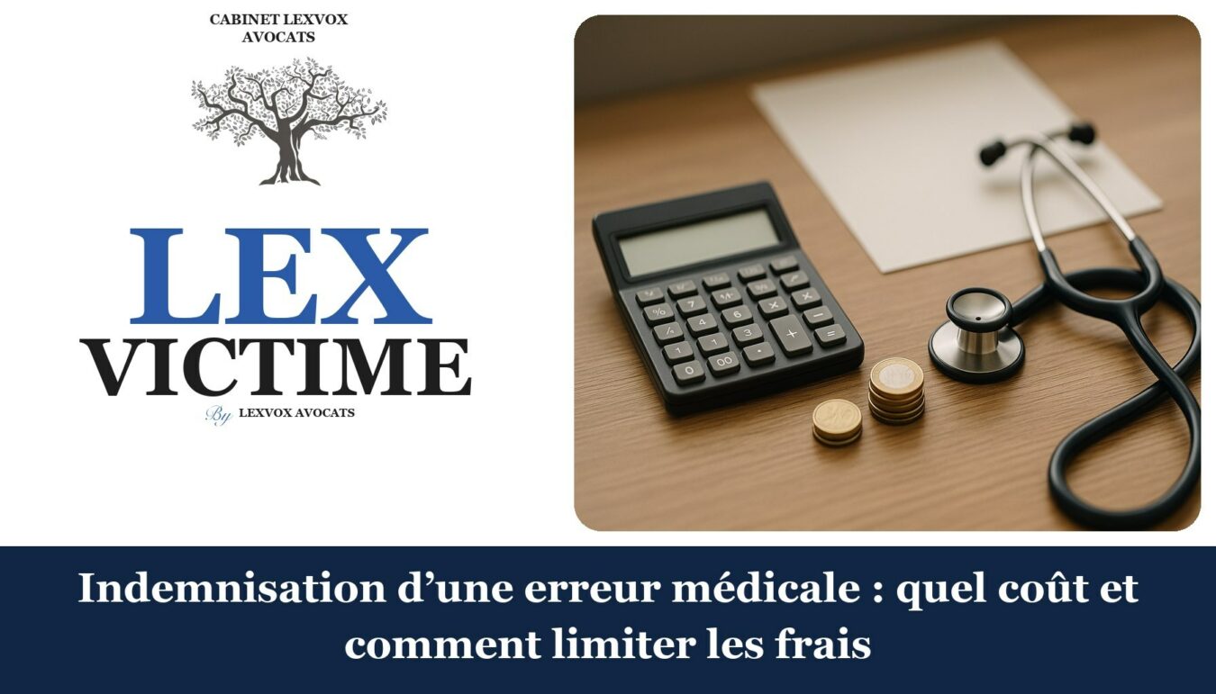 Avocat erreur médicale — indemnisation erreur medicale cout recours (LEXVOX)