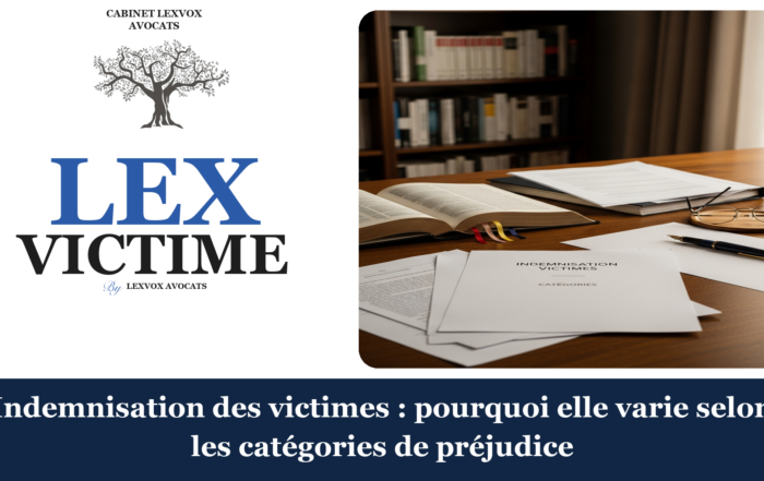 Indemnisation des victimes : pourquoi elle varie selon les catégories de préjudice