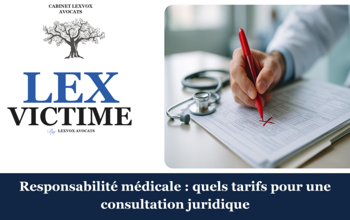 Responsabilité médicale : quels tarifs pour une consultation juridique
