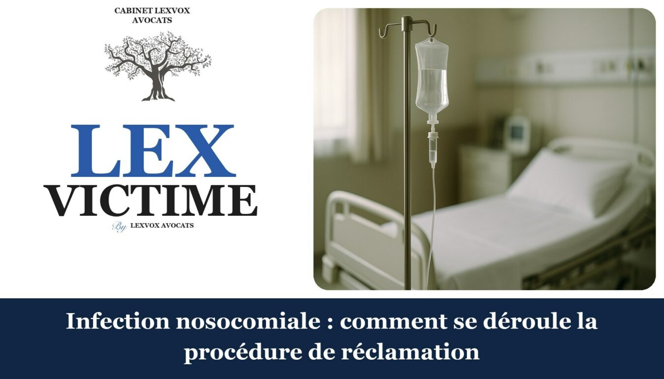Avocat erreur médicale — reclamation infection nosocomiale procedure (LEXVOX)