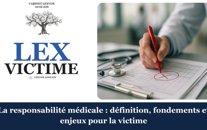 La responsabilité médicale : définition, fondements et enjeux pour la victime