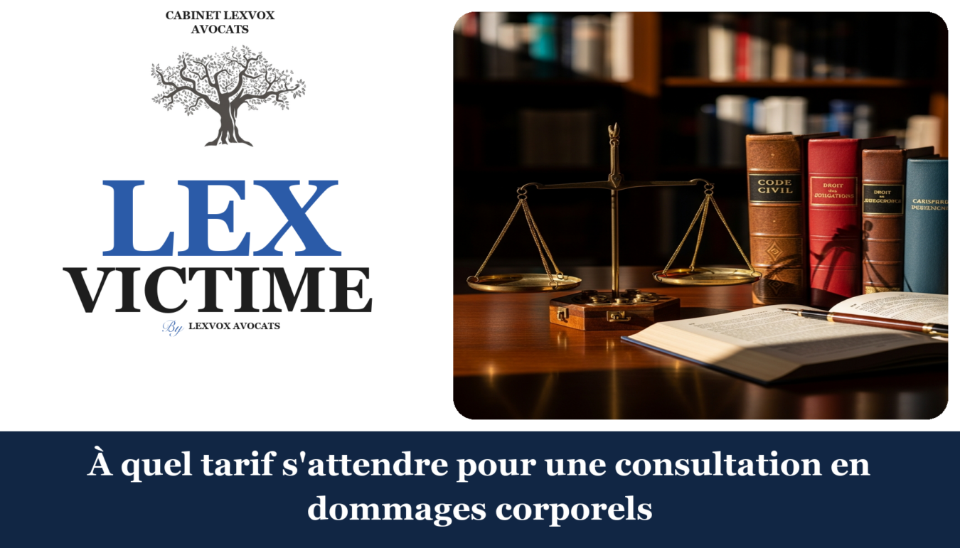 À quel tarif s'attendre pour une consultation en dommages corporels