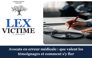 Avocats en erreur médicale : que valent les témoignages et comment s'y fier