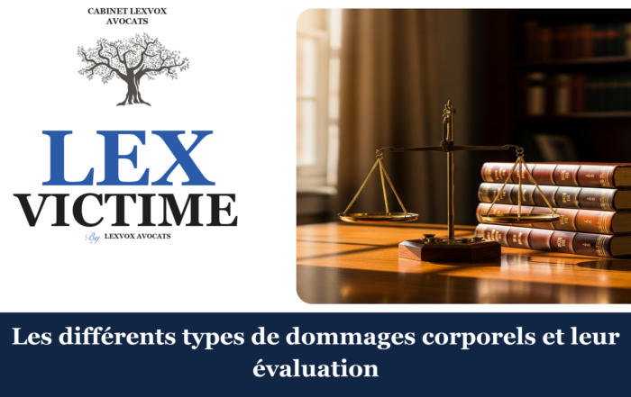 Les différents types de dommages corporels et leur évaluation